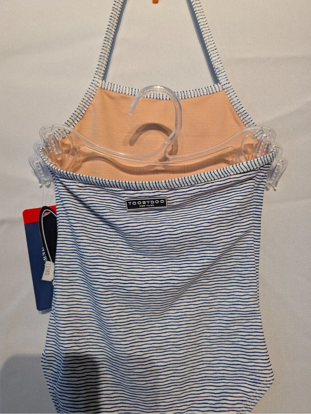 NWT Toobydoo Toddler One Piece Swimsuit Blue Size 1/2